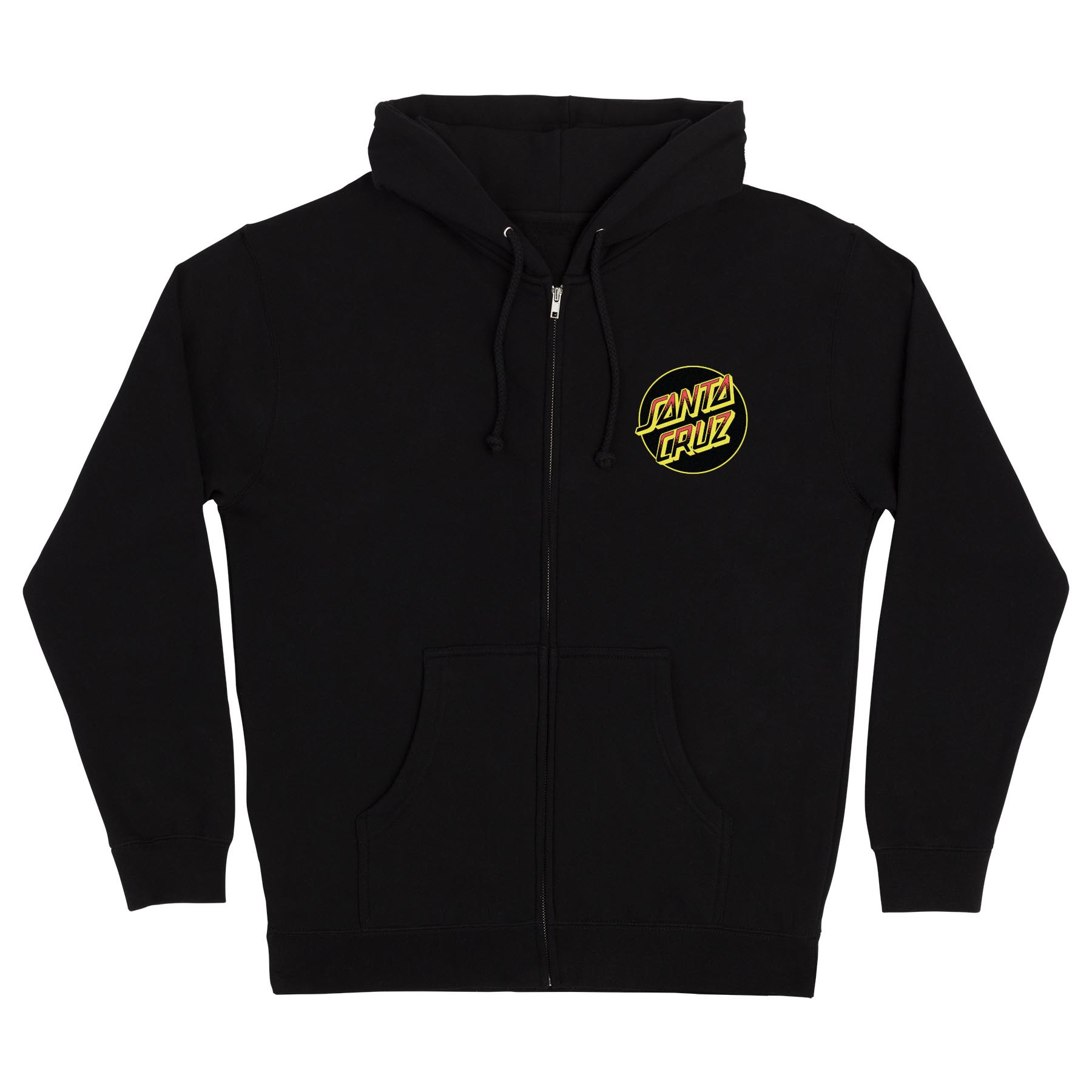 Santa Cruz Kendall Wolf Dot Zip Hooded Heavyweight Sweatshirt (Black) Santa Cruz Kendall Wolf Dot Zip Hooded Heavyweight Sweatshirt (Black)
