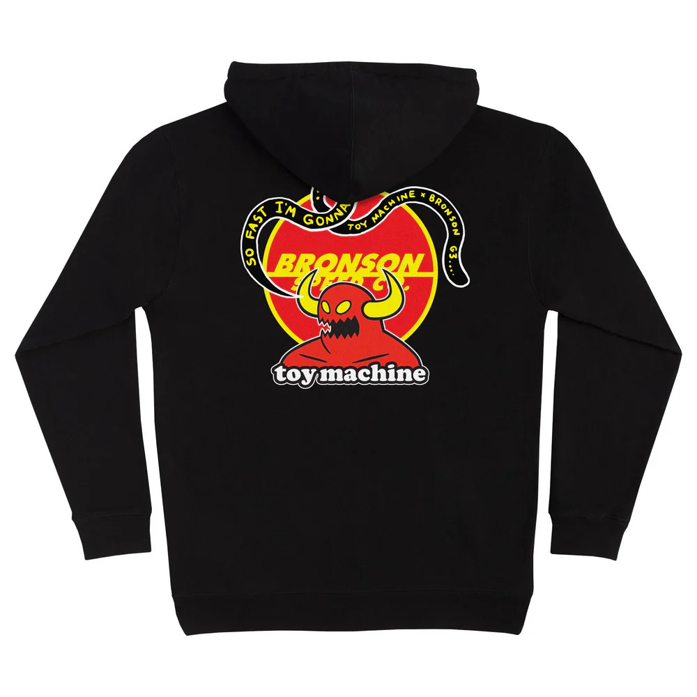 Bronson x Toy Machine Mens Hoodie (Black)
