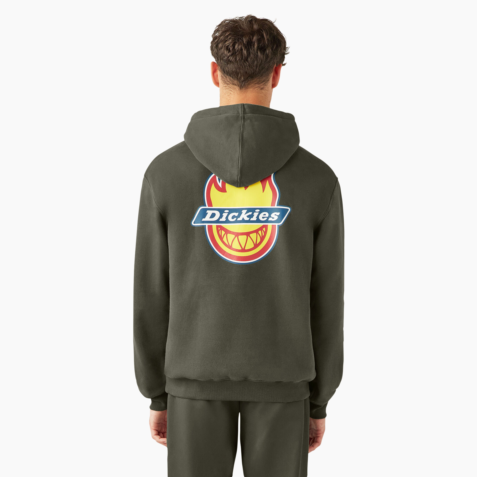 Dickies X Spitfire Hoodie (Olive Green) - Main Image