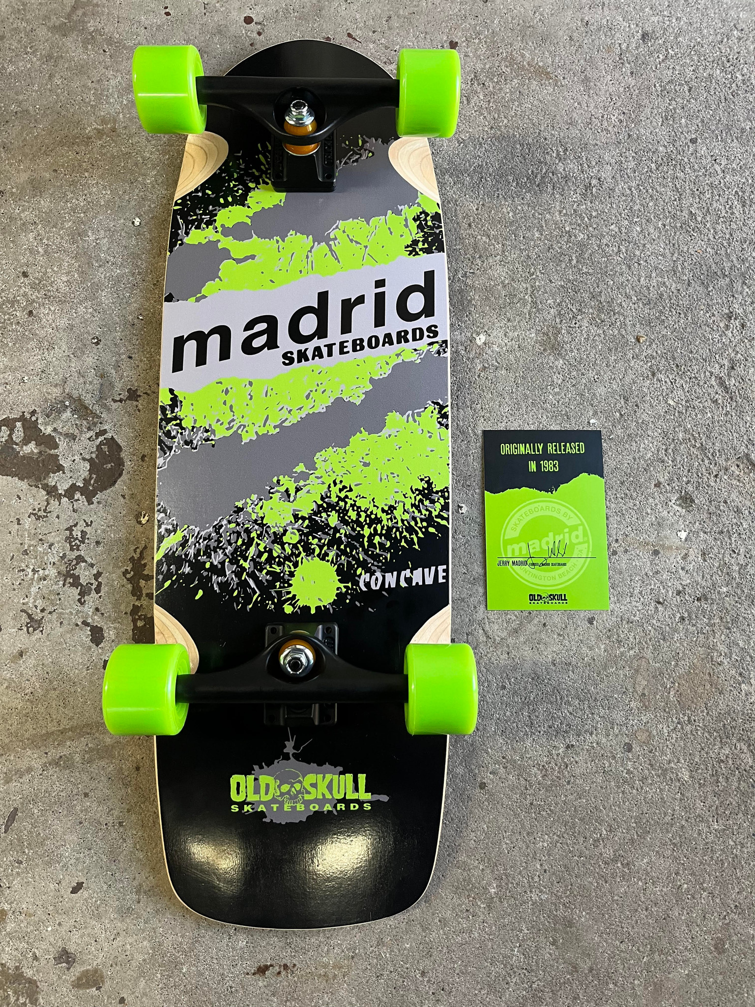 【中古・未使用品】Madrid Old Skull Explosion Re-Issue LTD スケートボード デッキ マドリッド 中古・未使用品】Madrid Old Skull Explosion Re-Issue LTD
