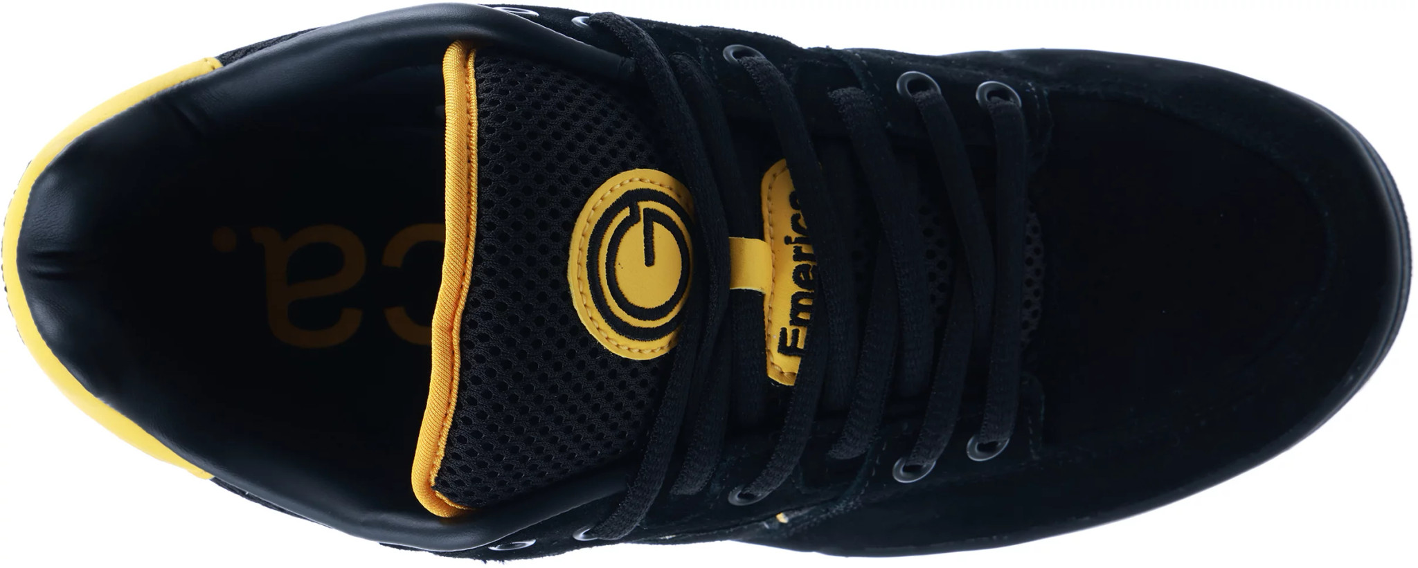 Emerica OG-1 Skate Skateboard Shoes Black / Yellow