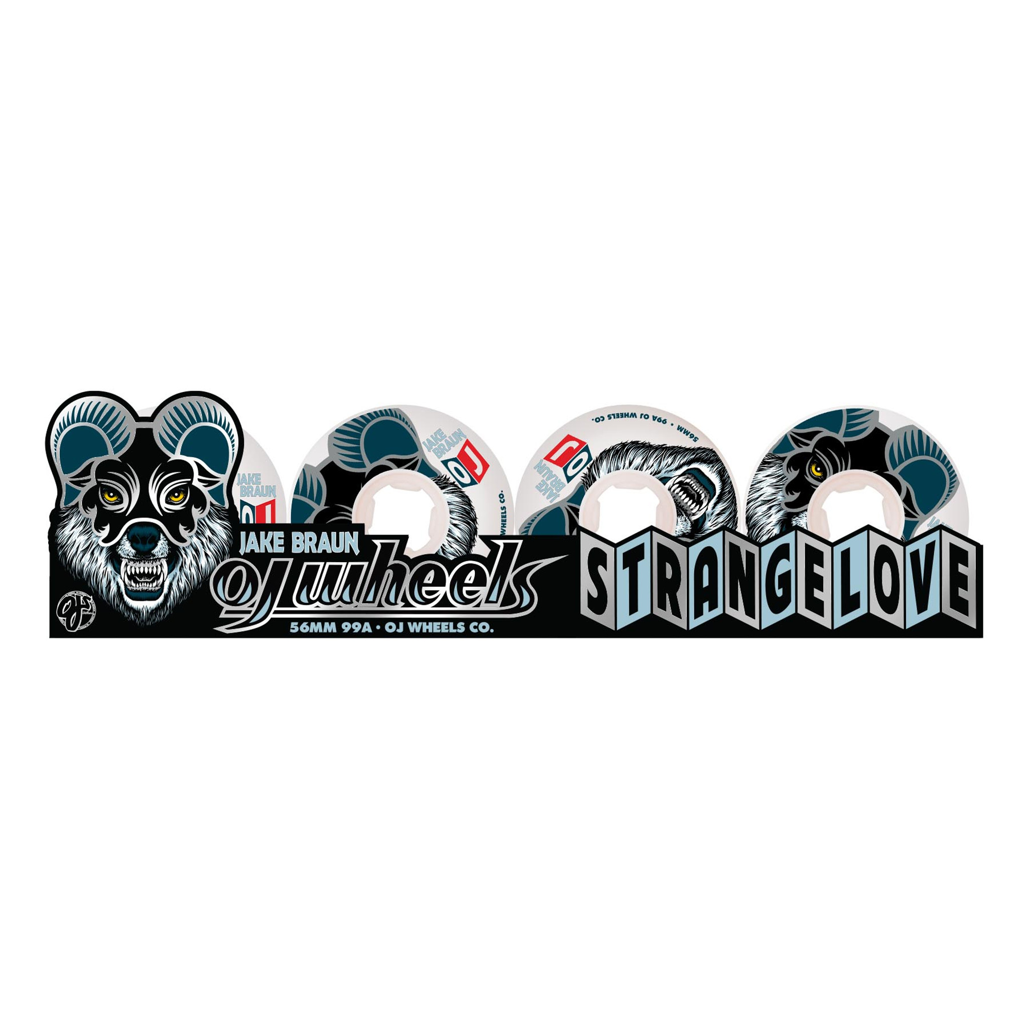 オージェー OJ WHEELS ELITE HARD LINE 99A 56mm 56mm Elite Hardline 99a | OJ Skateboard Wheels