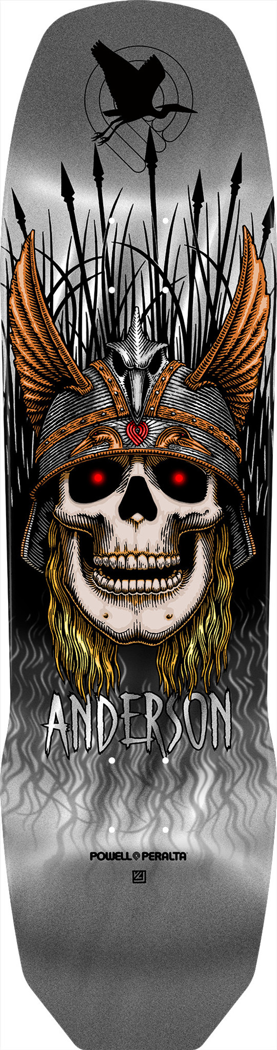 【新品】8.45 Powell Peralta A.Anderson Powell-Peralta Flight Andy Anderson Crane Skull Skateboard