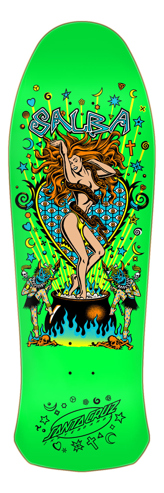 Santa Cruz Salba Wich Doctor ゴールドデッキ Santa Cruz Salba Witch Doctor – Skateworks