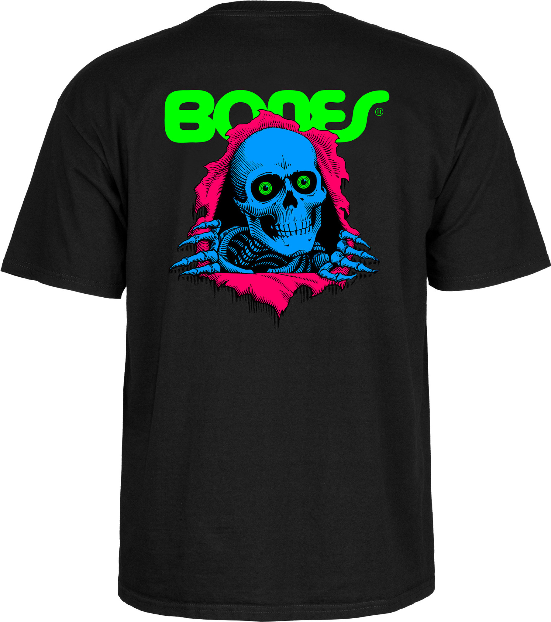 Powell Peralta Ripper T-Shirt - Blacklight - (Black)