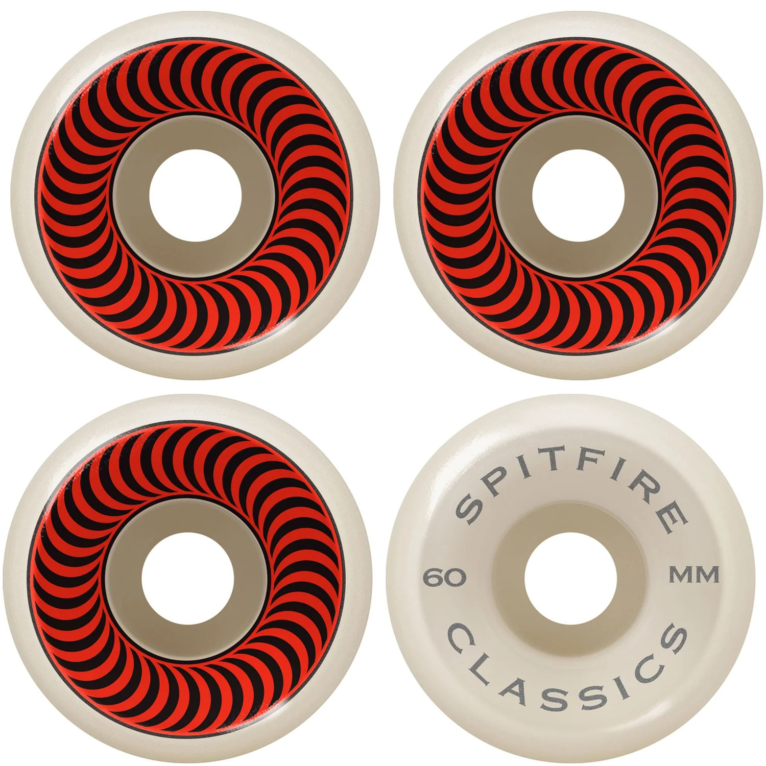 SPITFIRE Classics 60mm Skateboard Wheels (Set of 4)