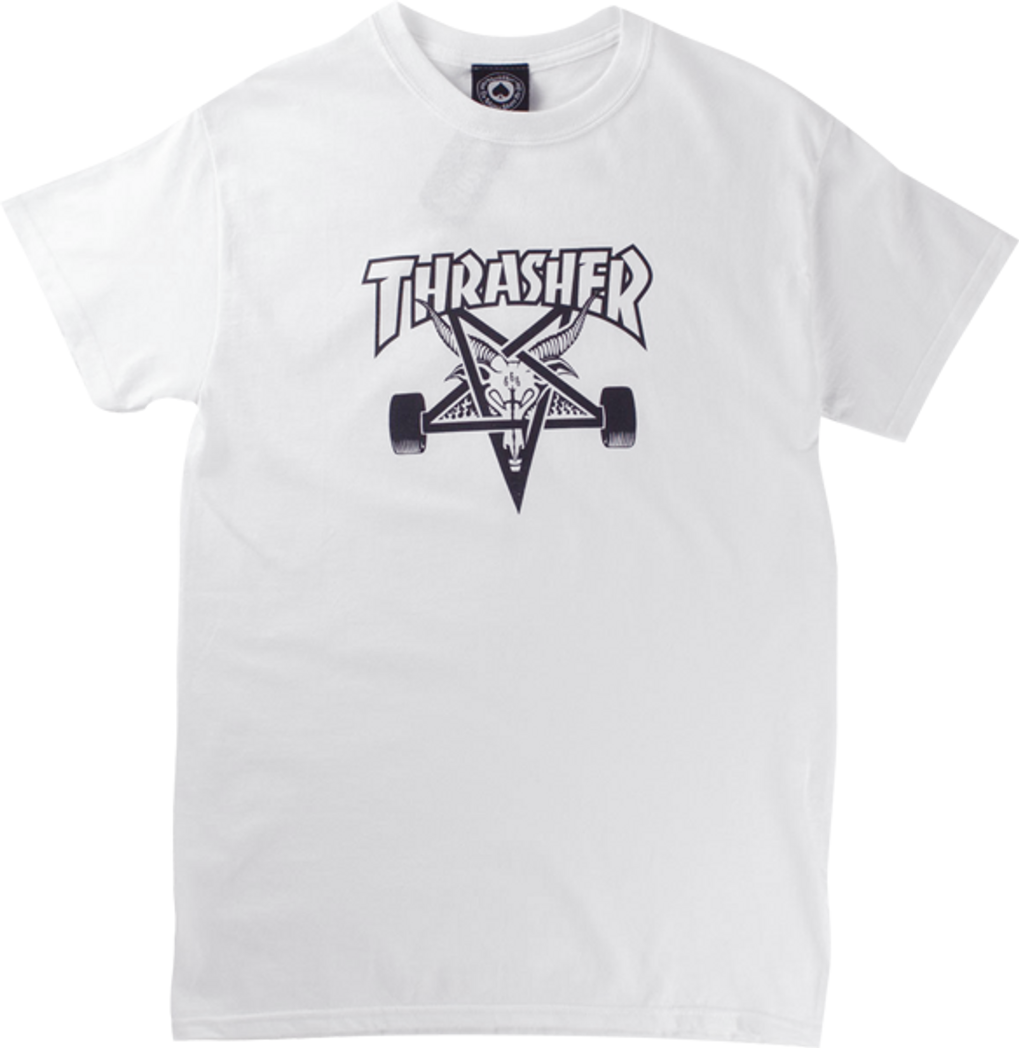 【THRASHER】 SKATE GOAT TEE - WHITE Thrasher Skategoat T-Shirt Black