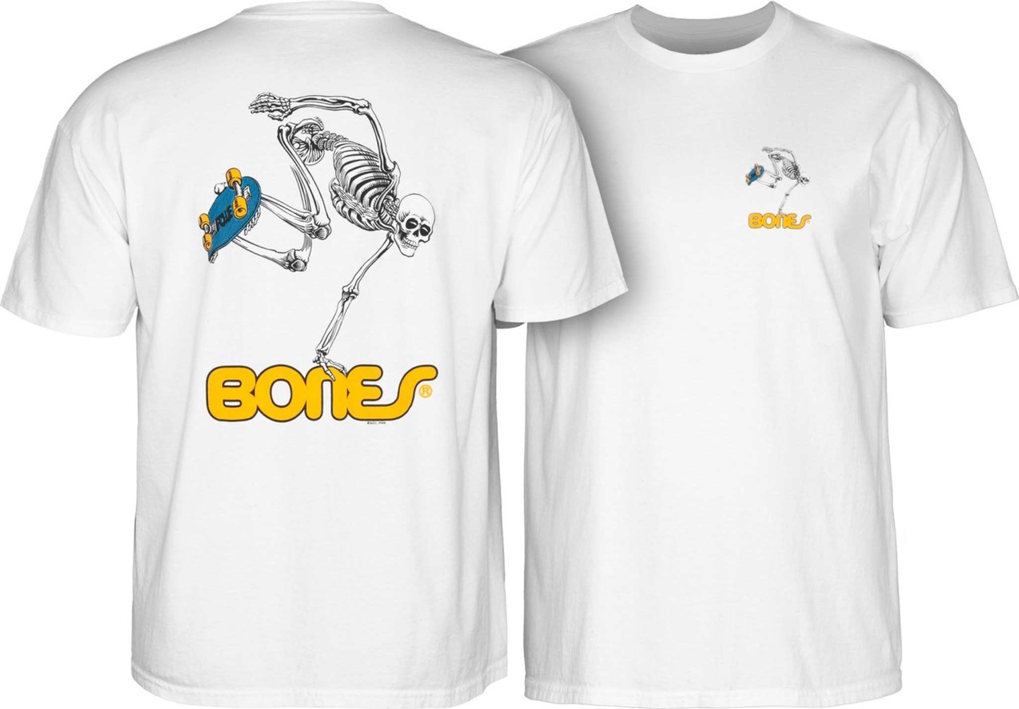 初期物 POWELL PERALTA BONES SKELETON TEE M-