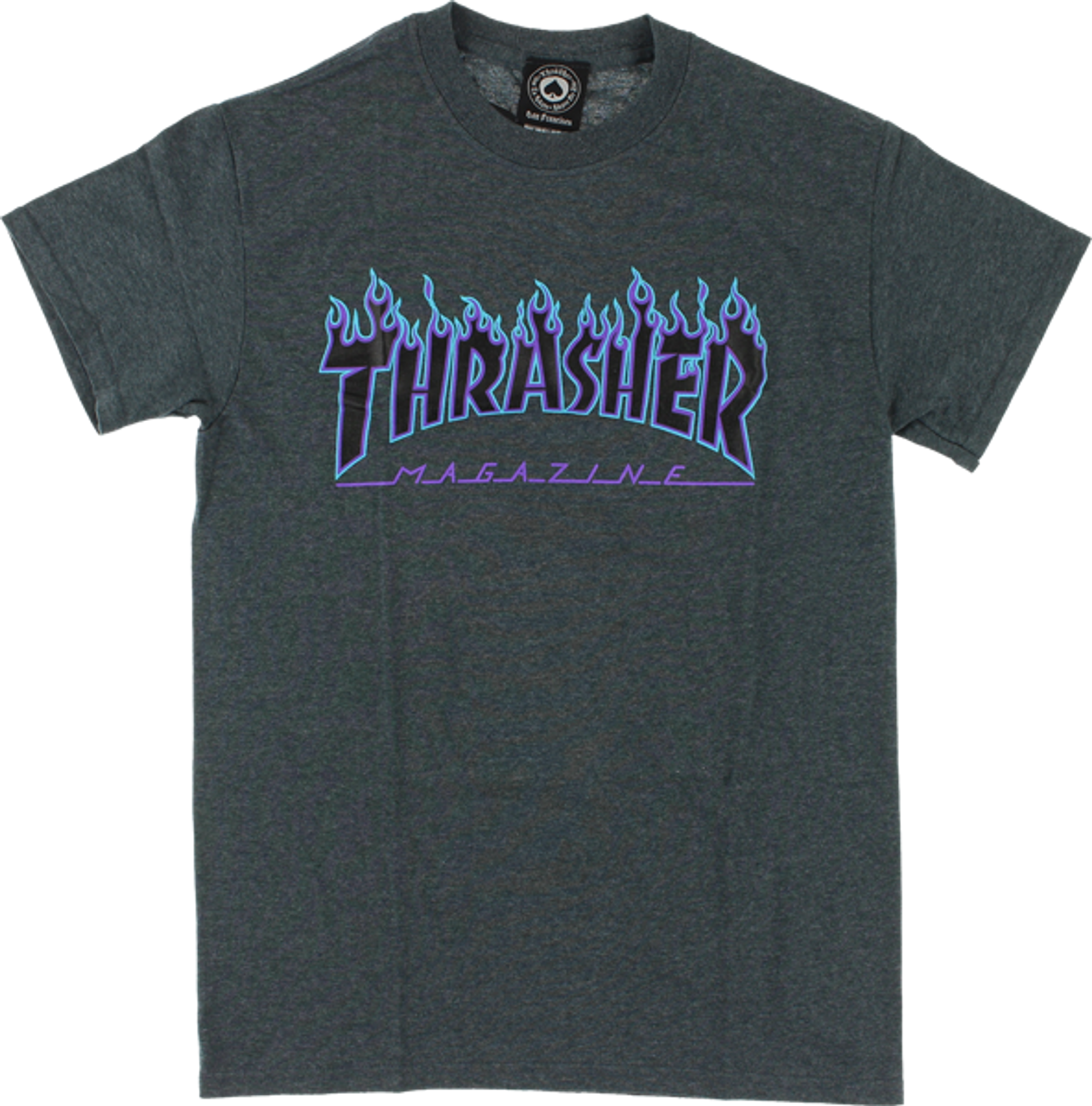 Thrasher Magazine Flame Logo T-Shirt Tee Shirt Flames