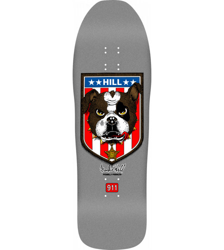 Powell Peralta Old School Frankie Hill Bulldog Re-Issue Deck (Silver)