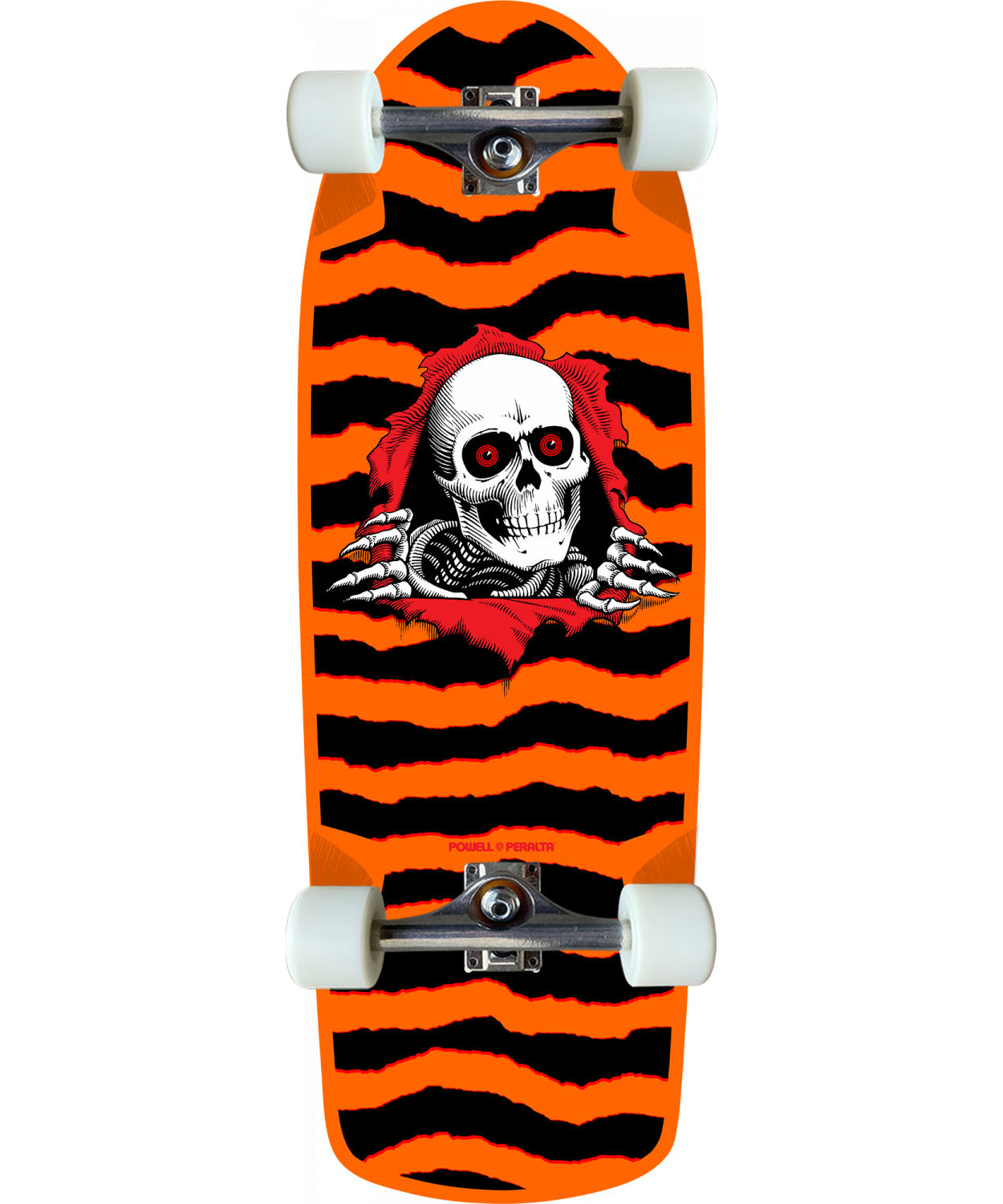 7.0″ x 28″ Powell Peralta RIPPER ONE OFF Complete Mini Skateboard- Orange -  Deckadence Board Shoppe