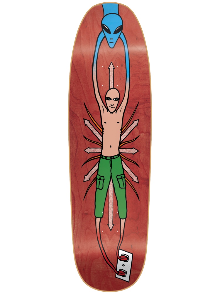 New Deal Mike Vallely Alien Old School Reissue Skateboard Deck
