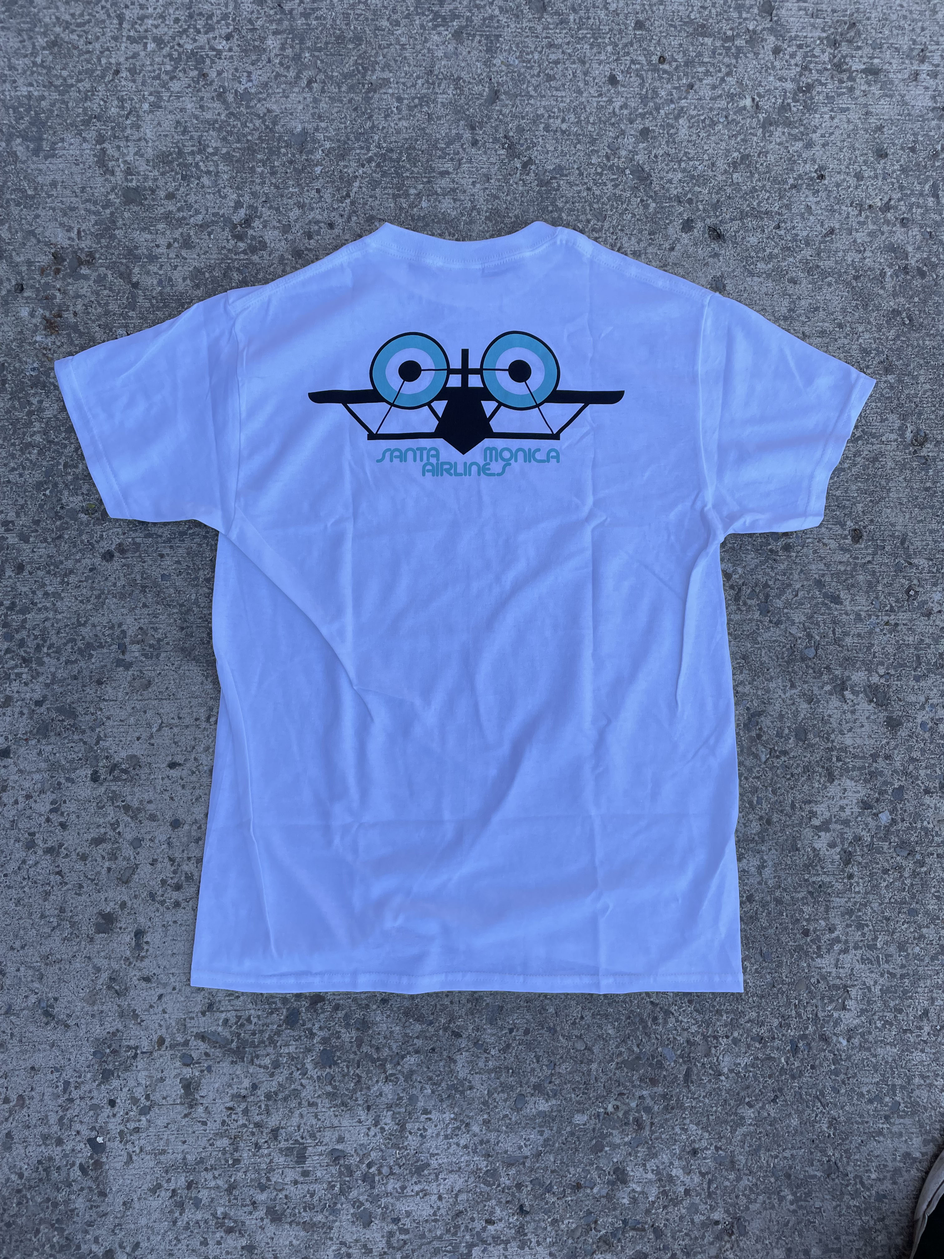 SMA Santa Monica Airlines Classic Plane T-Shirt (Available in 2 Colors)