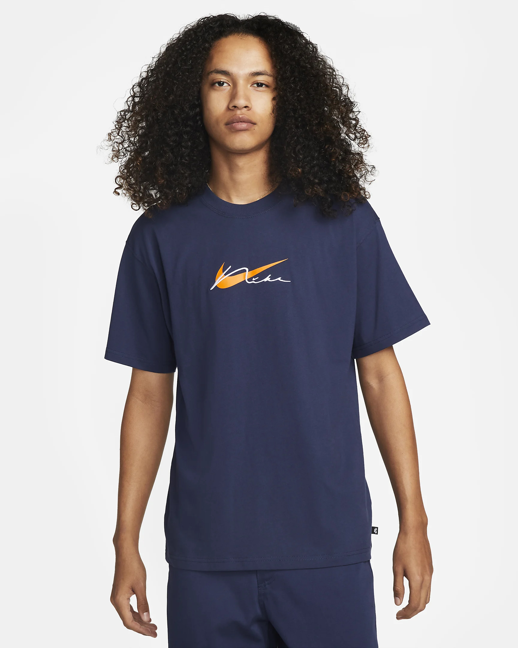 売れ筋商品|||ナイキ Tシャツ レディース トップス BABY TEE  - Print T-shirt - midnight navy/sail ナイキ スポーツウェア ウィメンズ ショートスリーブ Tシャツ