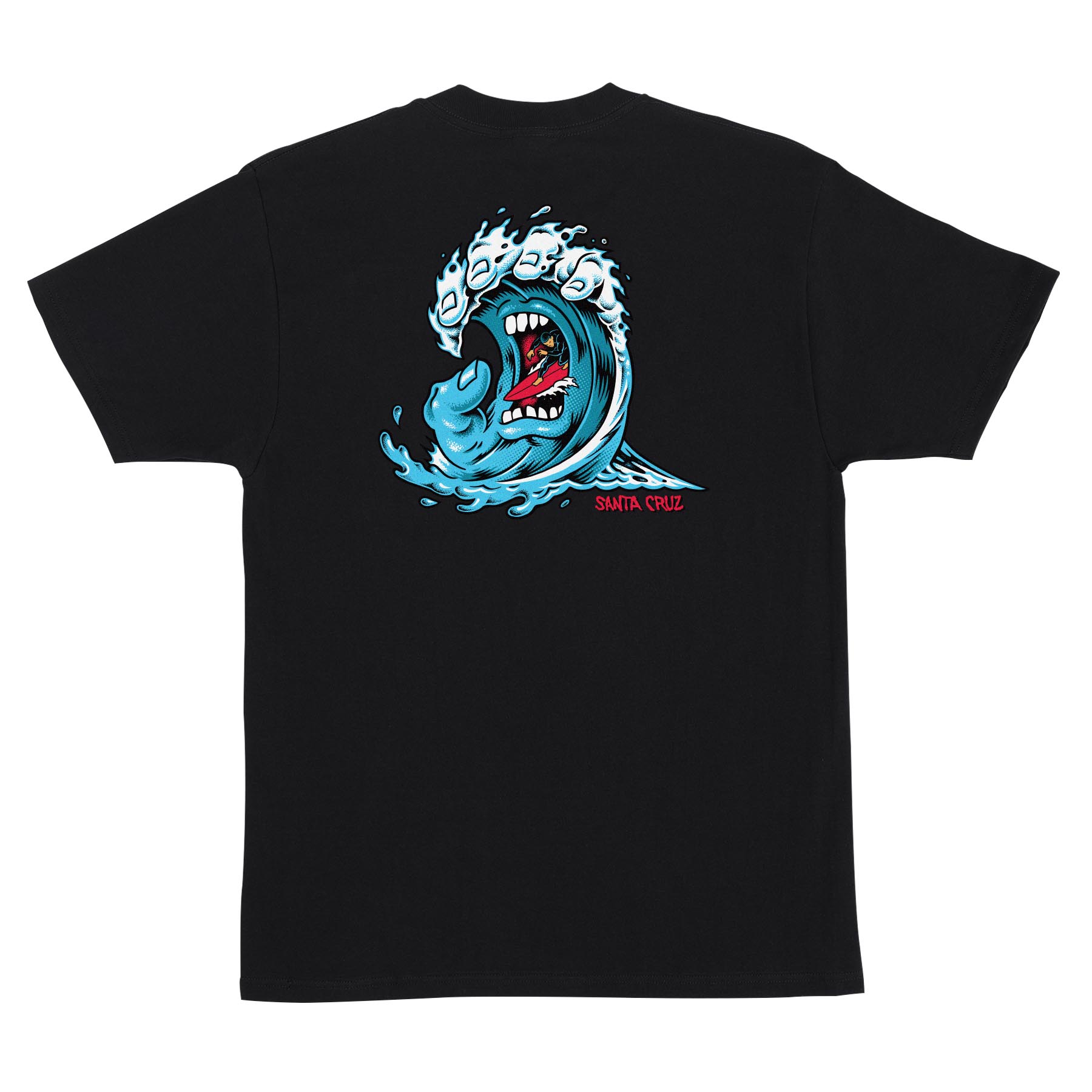 ★Santa Cruz Screaming Hand T-Shirt 関税込★ Santa Cruz Skateboards Screaming Wave Hand T-Shirt Black
