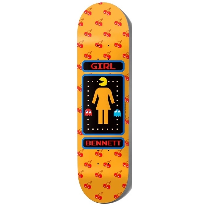 Girl Skateboards Bennett Pac-Man Deck 8.25