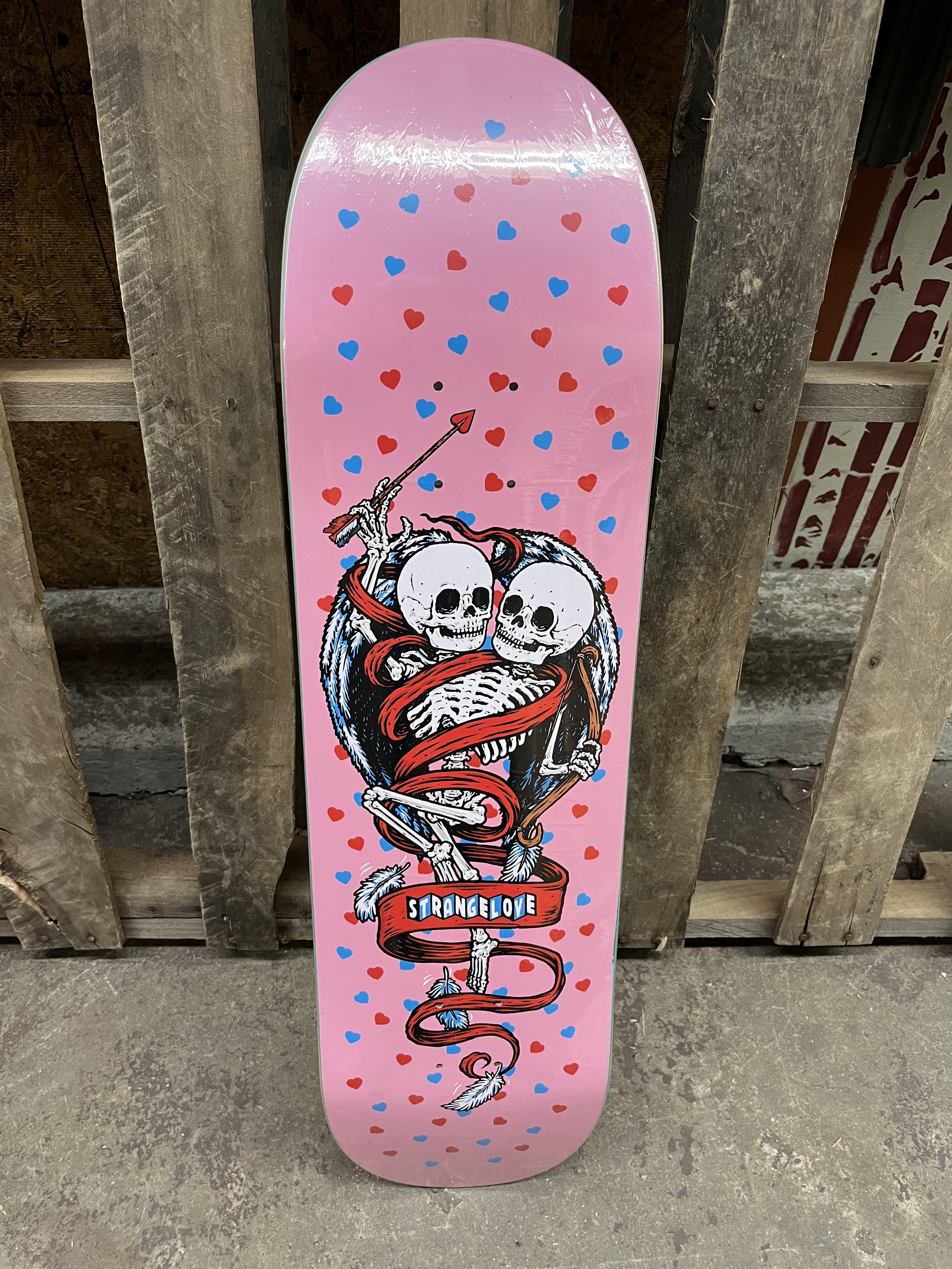 krooked SEAN CLIVER strangelove サイン入りデッキ Heart Skull / 9.0 Deck (Signed) – StrangeLove Skateboards