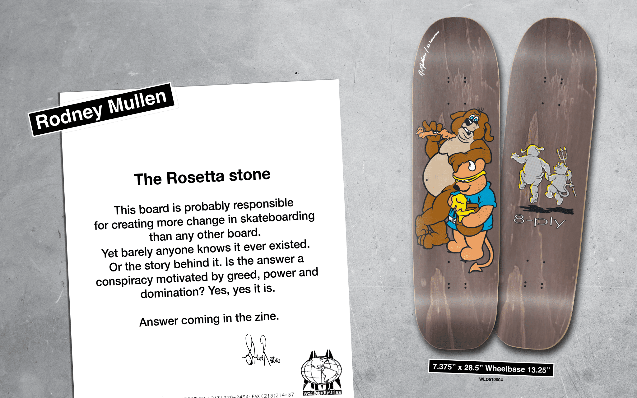 Almost Rodney Mullen スケートボード　値下げ聞きます RARE Rodney Mullen Almost Logo Skateboard Deck Pro Model In