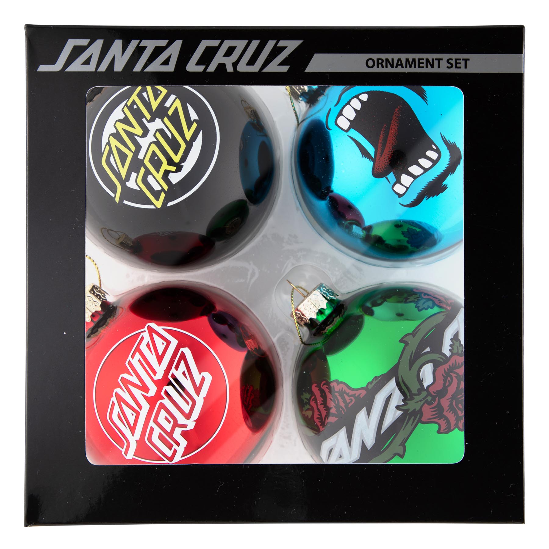 Santa Cruz Skateboards 2025 Collectible Xmas Ornament Set