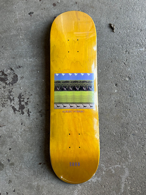 Sour Solution Skateboards Albert Nyberg 3D Skateboard Deck