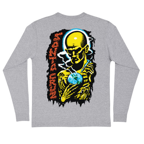 Kendall Atomic Mens Santa Cruz Long Sleeve T-Shirt - Ath Hthr
