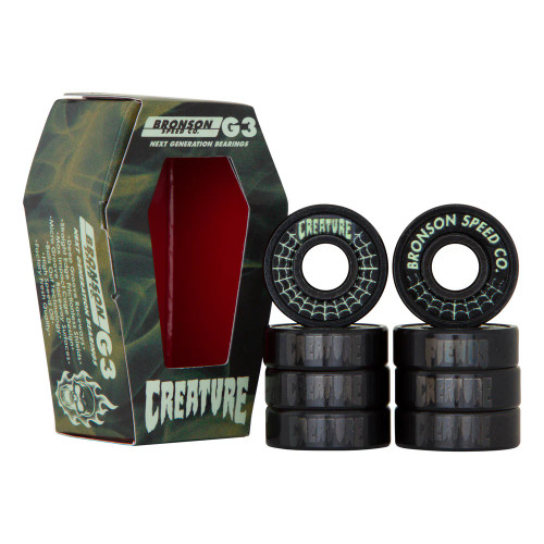 Bronson Speed Co. Santa Cruz G3 Skateboard Bearings | Tactics