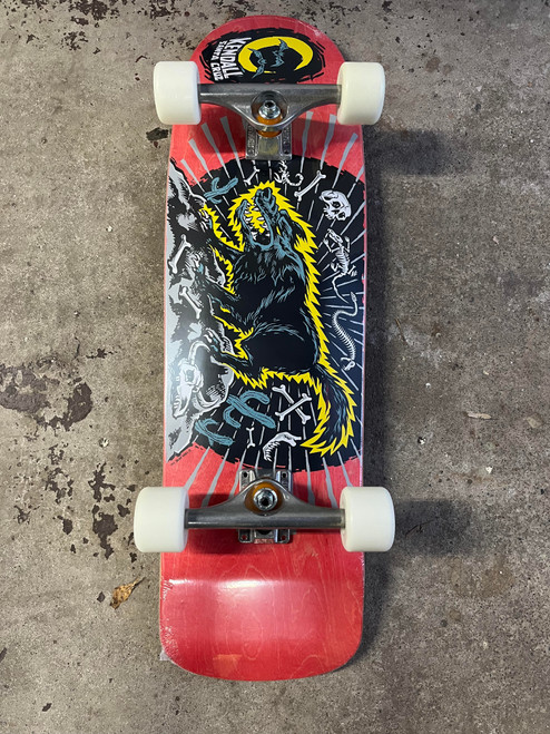 Old School Santa Cruz Kendall Wolf Reissue Complete Skateboard