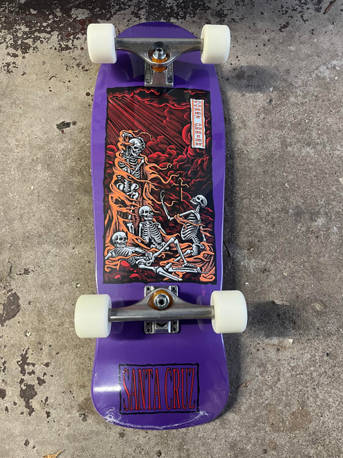 スケートボード Santa Cruz Corey O'Brien PURGATORY 9.85 PRE-ORDER** OBrien Reaper Reissue Skateboard Deck 9.85in x