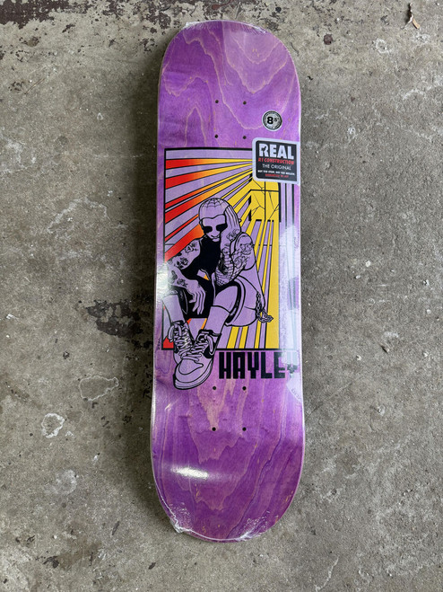 Real Hayley Wilson Stained Skateboard Deck 8.5