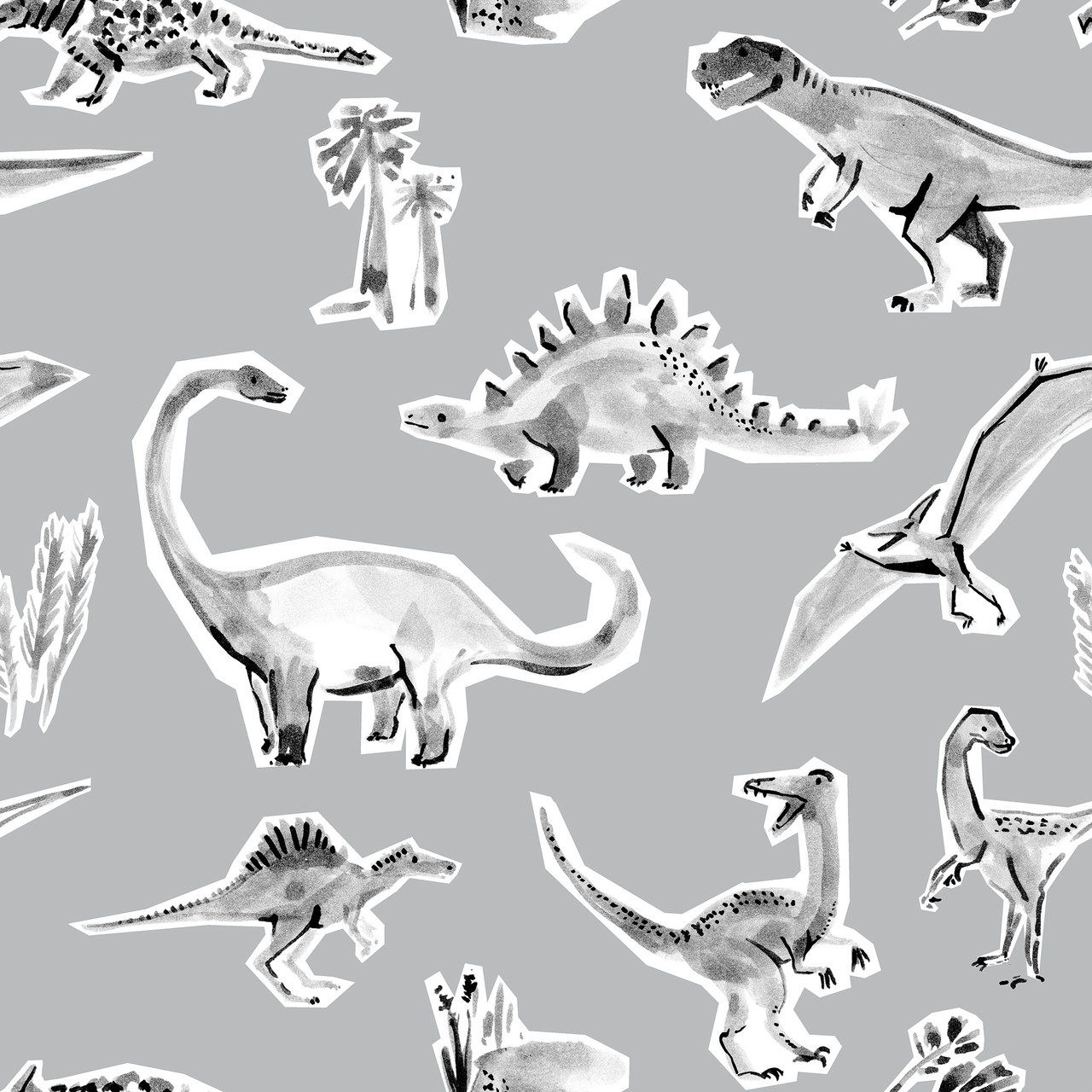 Prehistoric Dinosaur Paper Table Cover - 54 X 96 Inches For Birthday & Theme Parties