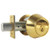 Medeco 11-0102-605 Bright Brass Double Cylinder Deadbolt Key On Both Sides 2-3/8" Backset 00 Keyway HIGH SECURITY