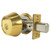 Medeco 11-0202-605 Bright Brass Double Cylinder Deadbolt Key On Both Sides 2-3/4" Backset 00 Keyway HIGH SECURITY
