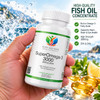 Body and Mind Genoma Nutritionals™ SuperOmega-3 3000™ EPA & DHA (90 Softgel Capsules). Bottle in hand.