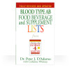 Blood Type AB Food, Beverage and Supplement Lists (Paperback Book). Dr Peter J. D'Adamo with Catherine Whitney. Front Cover.