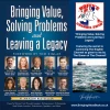 Bringing Value, Solving Problems and Leaving a Legacy - Special Signed Edition Book. Front Cover with Hoffy's Channel Swim Logo.