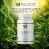 Body and Mind Genoma Nutritionals™ Prostate fluente™ (60 Vegan Capsules). PERSONALISED BY SCIENCE. POWERED BY NATURE!™