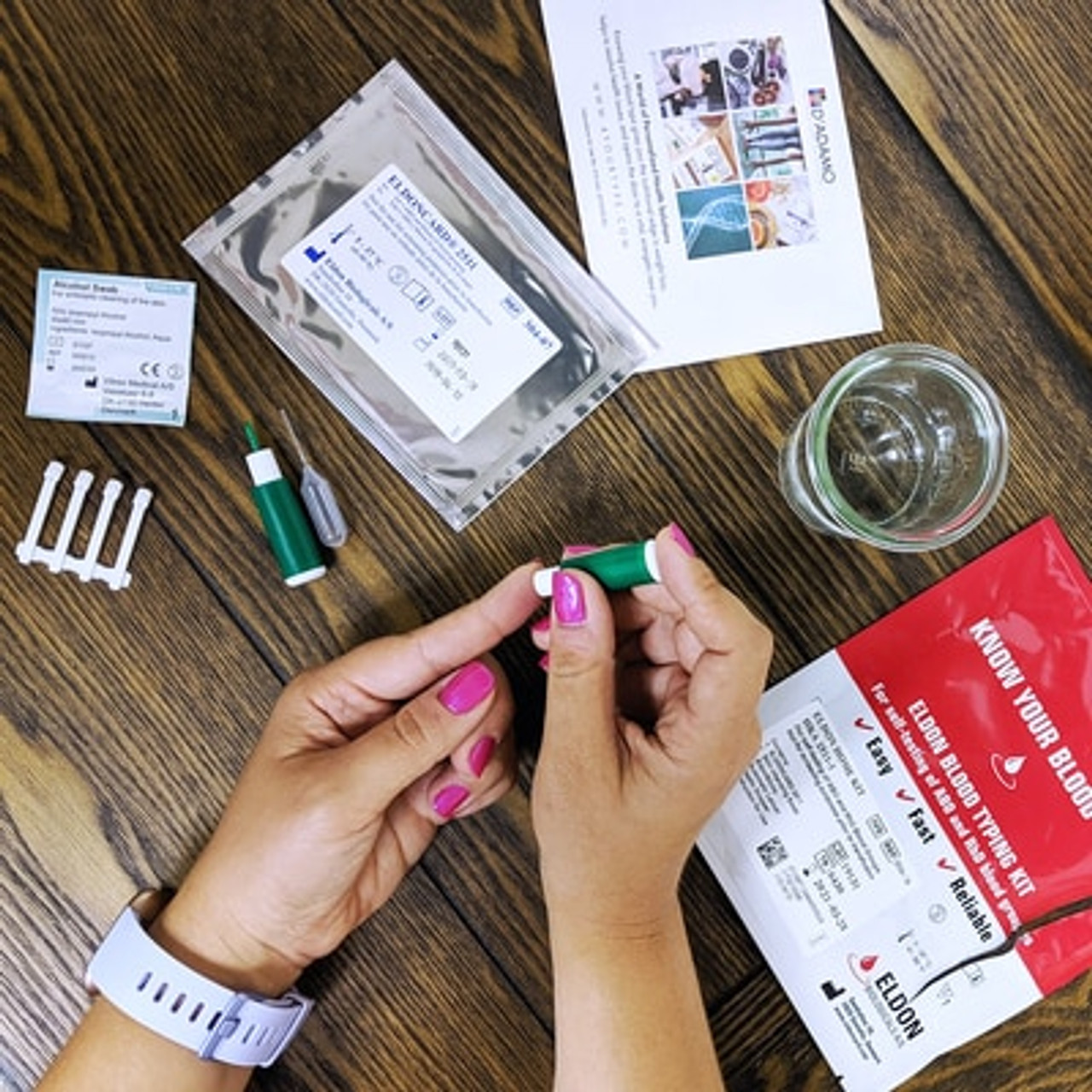 Blood Typing From Home Using the EldonCard Blood Type Test Kit