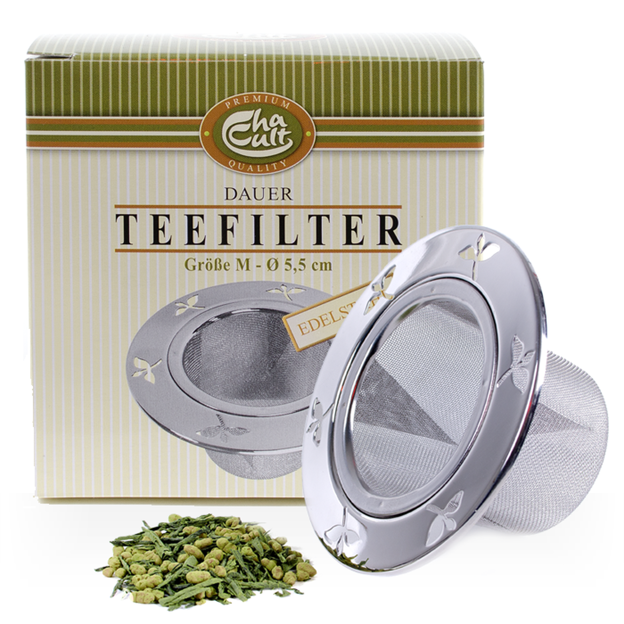 Sourcingmap Stainless Steel Tea Strainer - 8cm Diameter, Round Wire Mesh Filter For Loose Leaf Tea-524162