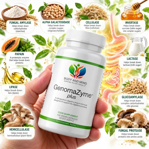 GenomaZyme™ plus (120 Vegan Capsules)