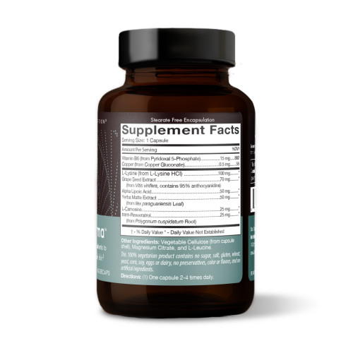 D'Adamo Personalized Nutrition Genoma Derma (60 Vegetarian Capsules). Label. Ingredients.