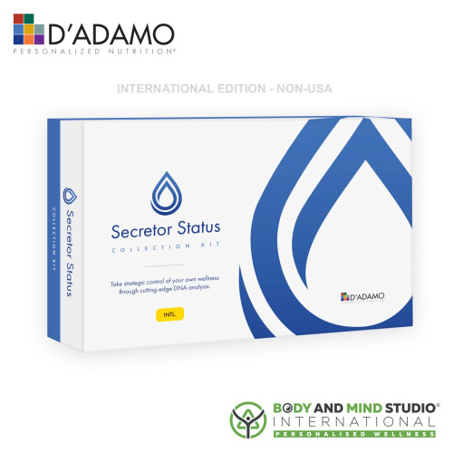 D'Adamo Personalized Nutrition Secretor Status Collection Kit - International (Non-USA) Only.