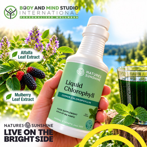 Nature's Sunshine Products Liquid Chlorophyll (476ml) - Live on The Bright Side