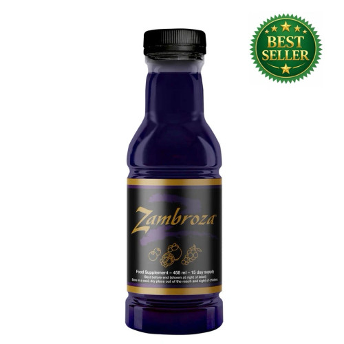 Nature's Sunshine Zambroza (458ml). Bottle. Best-seller.