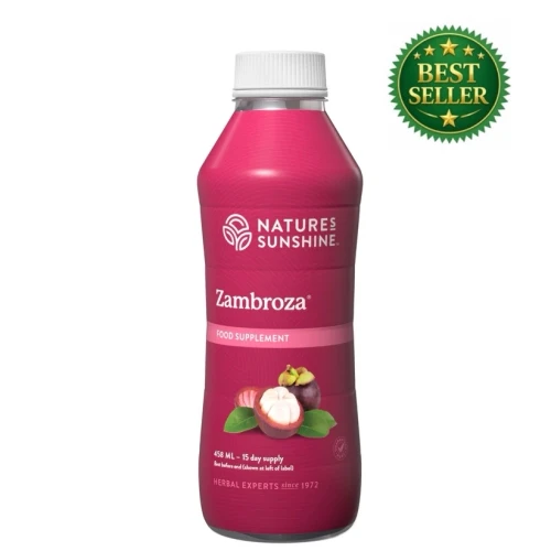 Nature's Sunshine Zambroza (458ml). Bottle. Best-seller.