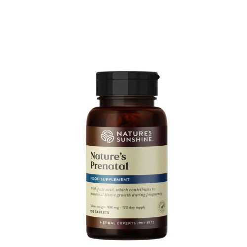 Nature's Sunshine Products Nature's Prenatal (120 Tablets). Bottle.