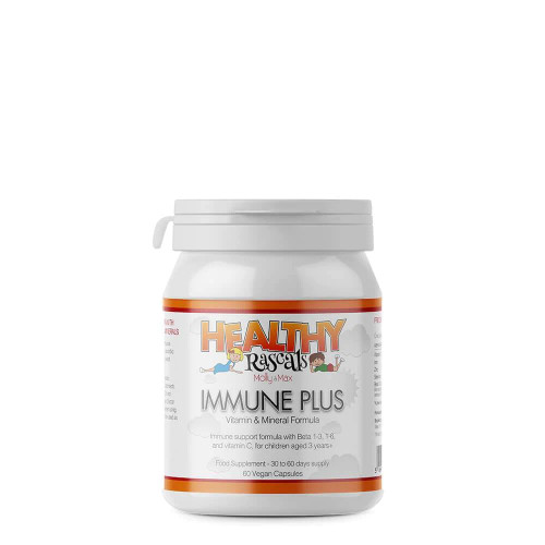 Healthy Rascals - Immune Plus (60 Vegan Capsules) - Bottle