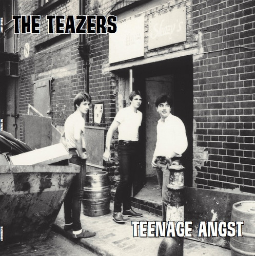 The Teazers - Teenage Angst (12" Vinyl E.P. & Digital Download) Front Cover.