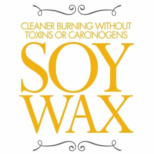 Soy Wax Candles - Cleaner Burning without Toxins or Carcinogens.