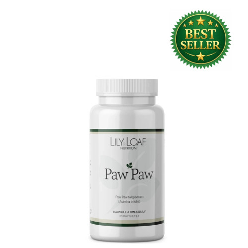 Lily & Loaf Paw Paw (90 Vegan Capsules). Bottle.