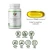 Body and Mind Genoma Nutritionals™ SuperOmega-3 3000™ EPA & DHA (90 Softgel Capsules). Tablet size and Allergens.